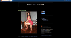 Desktop Screenshot of mulher-cerejinha.blogspot.com