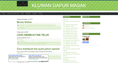 Desktop Screenshot of kluwandapurmasak.blogspot.com