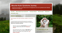 Desktop Screenshot of mounier-kuhnsyndromejourney.blogspot.com