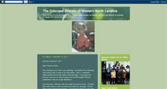 Desktop Screenshot of dioceseofwnc.blogspot.com