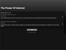 Tablet Screenshot of powerinternet.blogspot.com