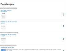 Tablet Screenshot of passatempos-jornalao.blogspot.com