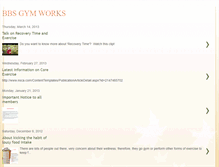Tablet Screenshot of bbsgymworks.blogspot.com