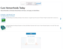 Tablet Screenshot of curehemorrhoidspro.blogspot.com