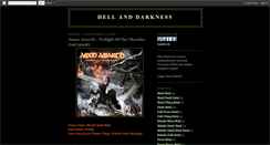 Desktop Screenshot of hellanddarkness.blogspot.com