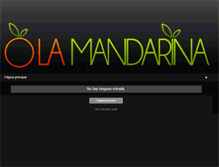 Tablet Screenshot of lamandarina.blogspot.com