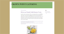 Desktop Screenshot of crownpointcatering.blogspot.com