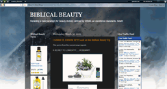 Desktop Screenshot of biblicalbeauty.blogspot.com