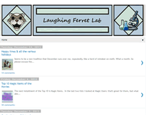 Tablet Screenshot of laughingferret.blogspot.com