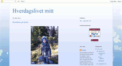 Desktop Screenshot of hverdagslivetmitt.blogspot.com