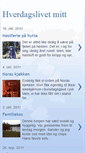 Mobile Screenshot of hverdagslivetmitt.blogspot.com