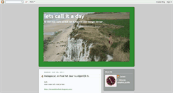 Desktop Screenshot of letscallitaday.blogspot.com