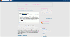 Desktop Screenshot of ghostproofblanket.blogspot.com