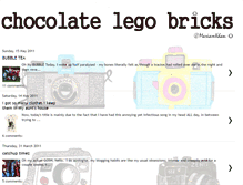 Tablet Screenshot of chocolatelegobricks.blogspot.com