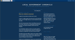 Desktop Screenshot of localgovernmentchronicle.blogspot.com