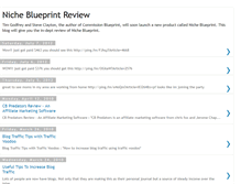 Tablet Screenshot of niche-blueprint-reviews.blogspot.com