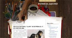 Desktop Screenshot of patriciaaquino.blogspot.com