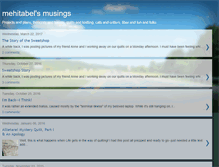 Tablet Screenshot of mehitabelsmusings.blogspot.com