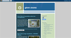 Desktop Screenshot of glennshores.blogspot.com
