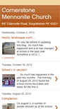 Mobile Screenshot of cornerstonemennonite.blogspot.com