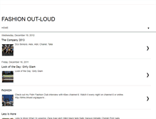Tablet Screenshot of fashionout-loud.blogspot.com