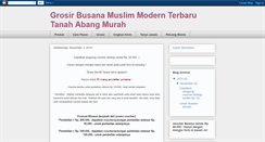 Desktop Screenshot of grosirpakaianmuslim.blogspot.com