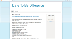 Desktop Screenshot of daretobedifference.blogspot.com