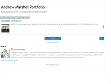 Tablet Screenshot of andrewmarshelportfolio.blogspot.com