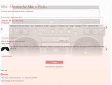 Tablet Screenshot of mrsmoustachemusicpicks.blogspot.com
