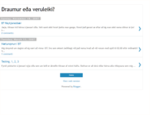 Tablet Screenshot of draumaland-konungsins.blogspot.com