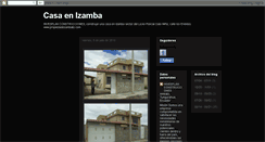 Desktop Screenshot of casa-izamba.blogspot.com