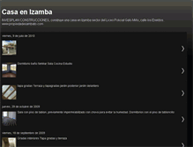 Tablet Screenshot of casa-izamba.blogspot.com