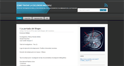 Desktop Screenshot of esclerosismultiplecolombia.blogspot.com