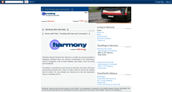 Desktop Screenshot of harmonybusservices.blogspot.com