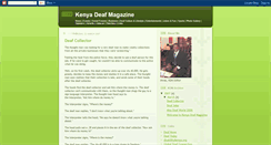 Desktop Screenshot of kenyadeafmag.blogspot.com