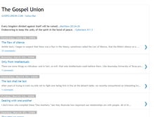 Tablet Screenshot of gospelunion.blogspot.com