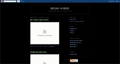 Desktop Screenshot of deshivideo.blogspot.com