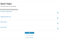 Tablet Screenshot of deshivideo.blogspot.com
