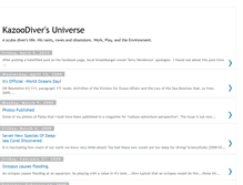 Tablet Screenshot of kazoodiver.blogspot.com