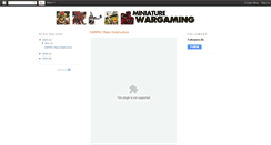 Desktop Screenshot of miniaturewargaming.blogspot.com