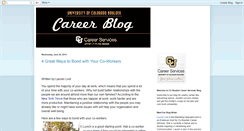 Desktop Screenshot of cucareerservices.blogspot.com