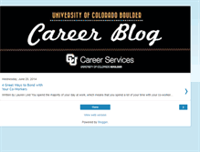 Tablet Screenshot of cucareerservices.blogspot.com