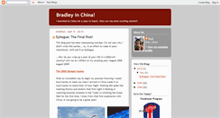 Desktop Screenshot of bradleyinchina.blogspot.com