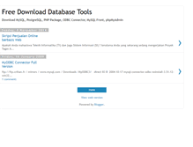 Tablet Screenshot of free-dbtools.blogspot.com