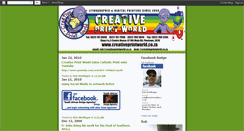 Desktop Screenshot of creativeprintworld.blogspot.com
