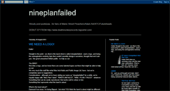 Desktop Screenshot of nineplanfailed.blogspot.com