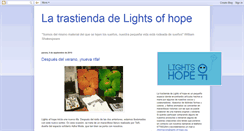 Desktop Screenshot of latrastiendadelightsofhope.blogspot.com