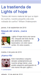 Mobile Screenshot of latrastiendadelightsofhope.blogspot.com