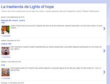 Tablet Screenshot of latrastiendadelightsofhope.blogspot.com