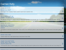 Tablet Screenshot of carmentkelly.blogspot.com